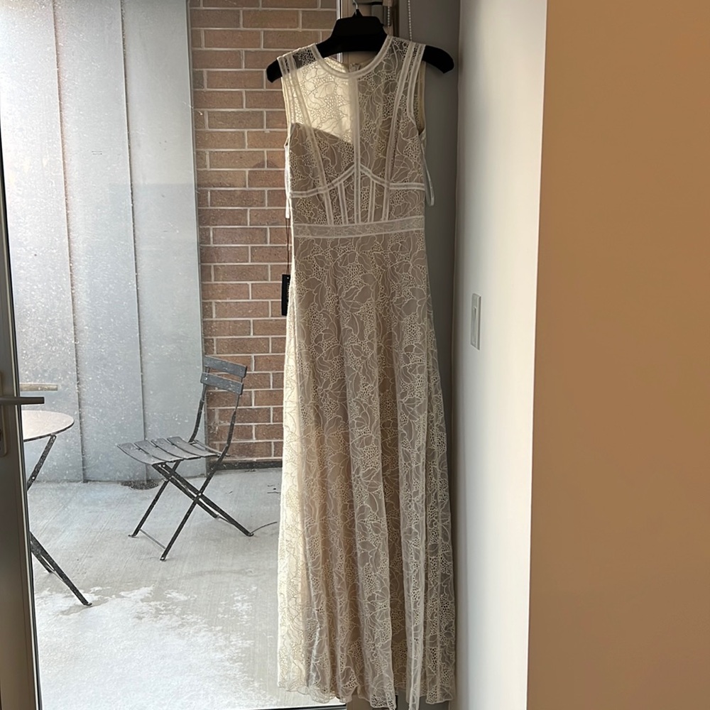 Tadashi Shoji White Ballgown / Wedding Dress